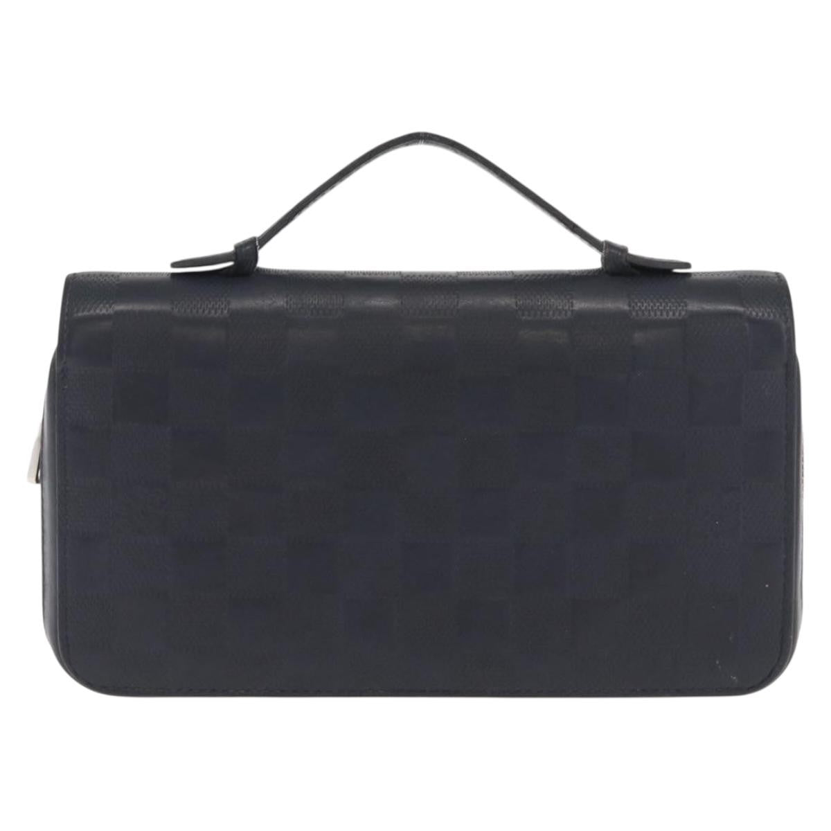 Louis Vuitton Zippy Xl Damier Leather Black Leather Wallets Accessory
