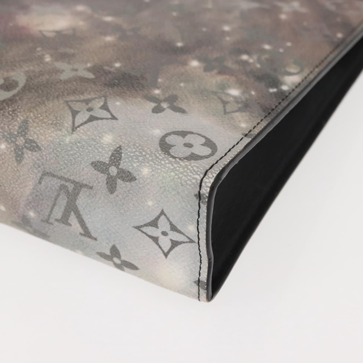 Louis Vuitton Pochette Voyage Monogram Eclipse Canvas Gray Canvas Clutche & Pouche Bag