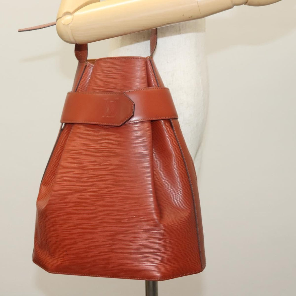 Louis Vuitton Vintage Sac D'epaule Handbag Epi Leather Brown Leather Bag