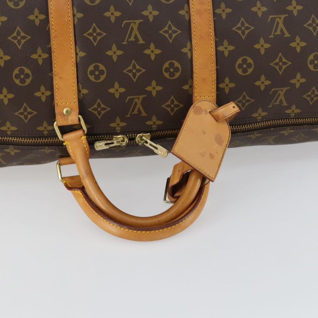 Louis Vuitton Keepall Bag Monogram Canvas Brown Canvas Travel Bag