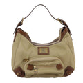 Burberry Blue Label Shoulder Bag Nylon Beige Nylon Shoulder Bag