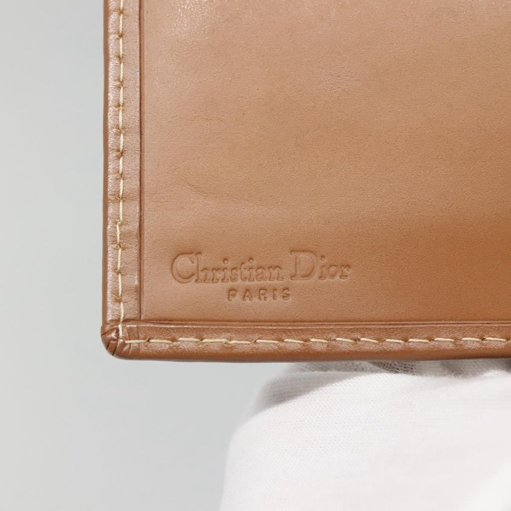 Christian Dior Trotter French Wallet Diorissimo Canvas Green Canvas Wallets Accessory (Pre-Owned)