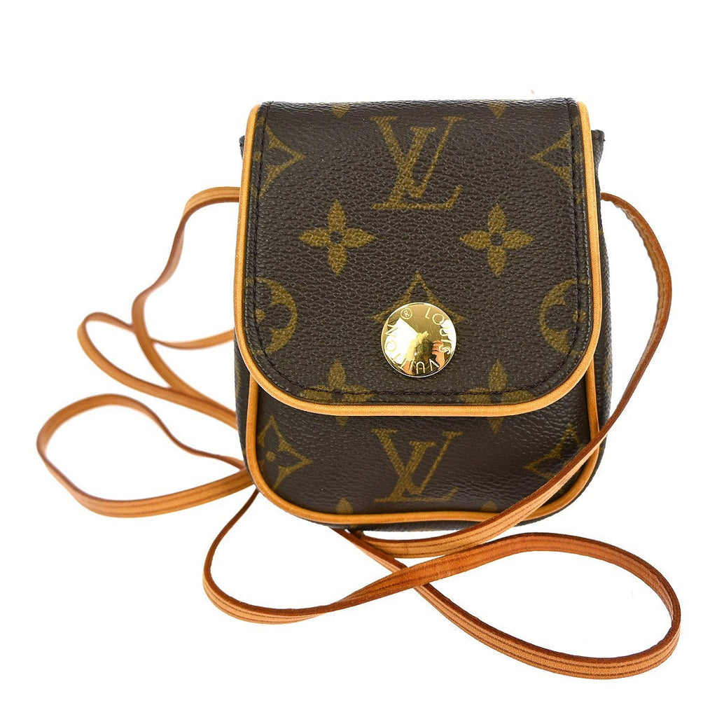 Louis Vuitton Cancun Pochette Monogram Canvas Brown Canvas Clutche & Pouche Bag