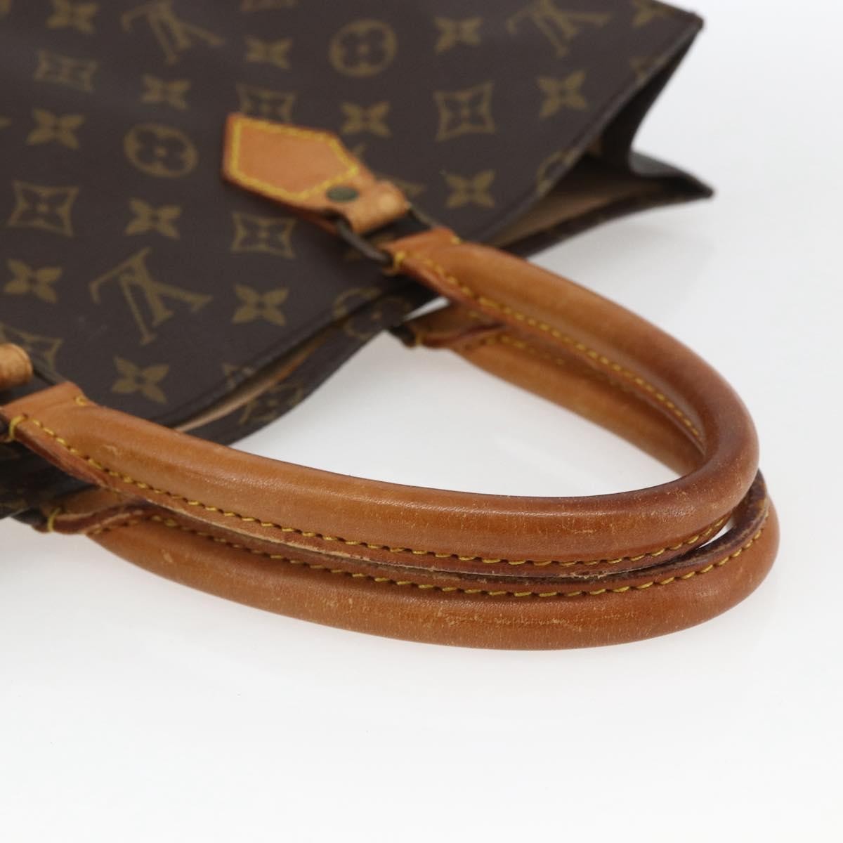 Louis Vuitton Sac Plat Bag Monogram Canvas Brown Canvas Tote Bag