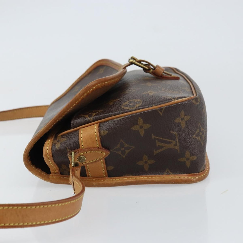 Louis Vuitton Sologne Handbag Monogram Canvas Brown Canvas Shoulder Bag