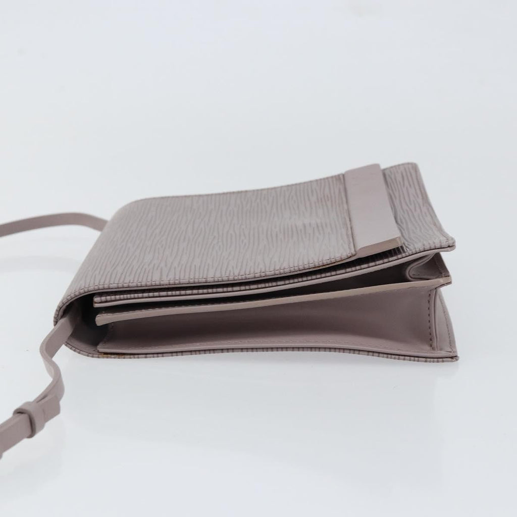 Louis Vuitton Biarritz Shoulder Bag Epi Leather Purple Leather Clutche & Pouche Bag