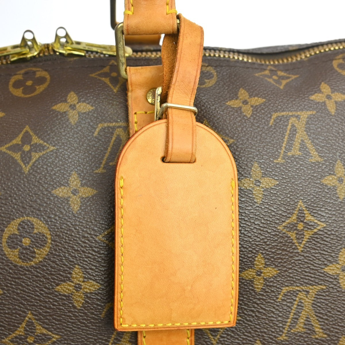 Louis Vuitton Keepall Bag Monogram Canvas Brown Canvas Travel Bag