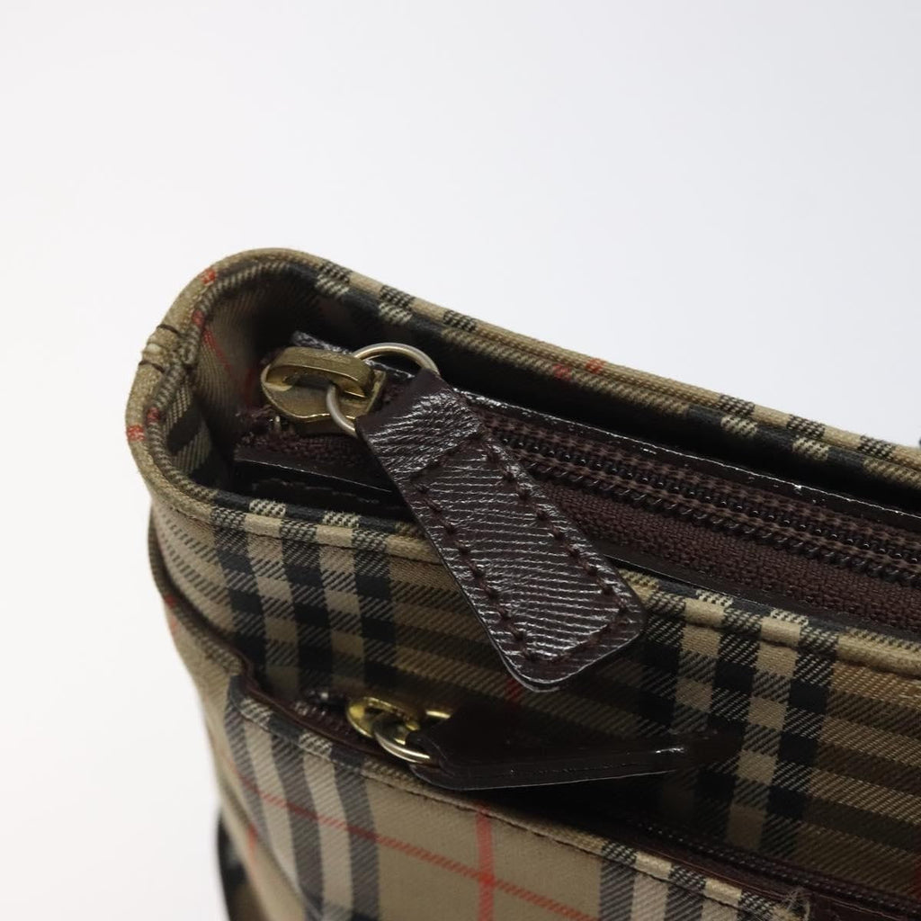 Burberry Nova Check Handbag Nova Check Canvas And Leather Beige Canvas Handbag