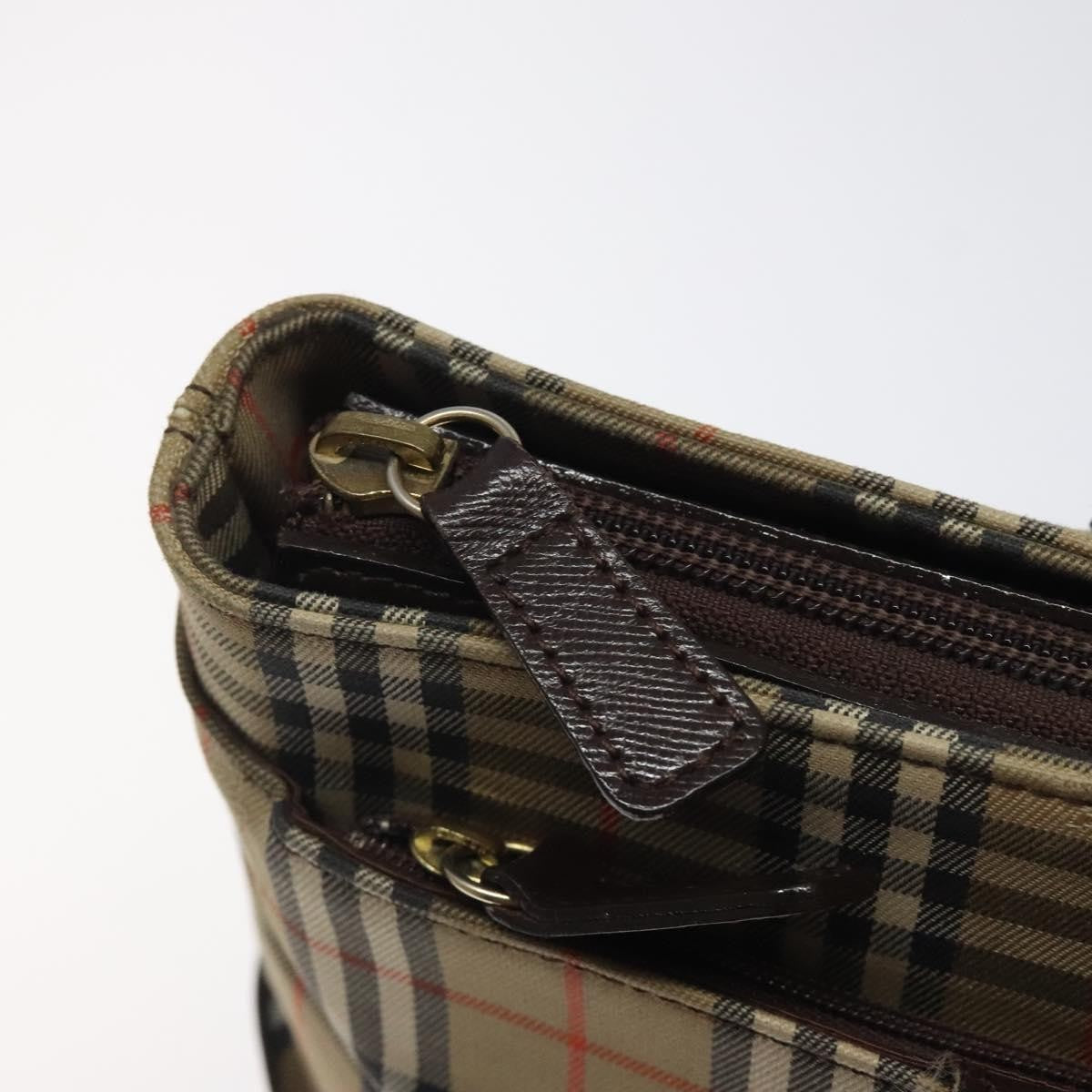 Burberry Nova Check Handbag Nova Check Canvas And Leather Beige Canvas Handbag