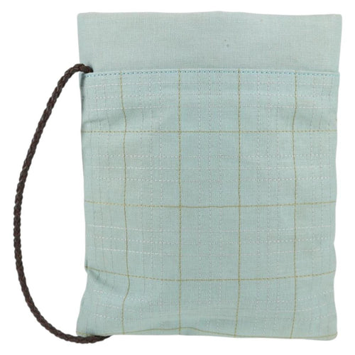 Burberry Vintage Shoulder Bag Canvas Blue Canvas Shoulder Bag