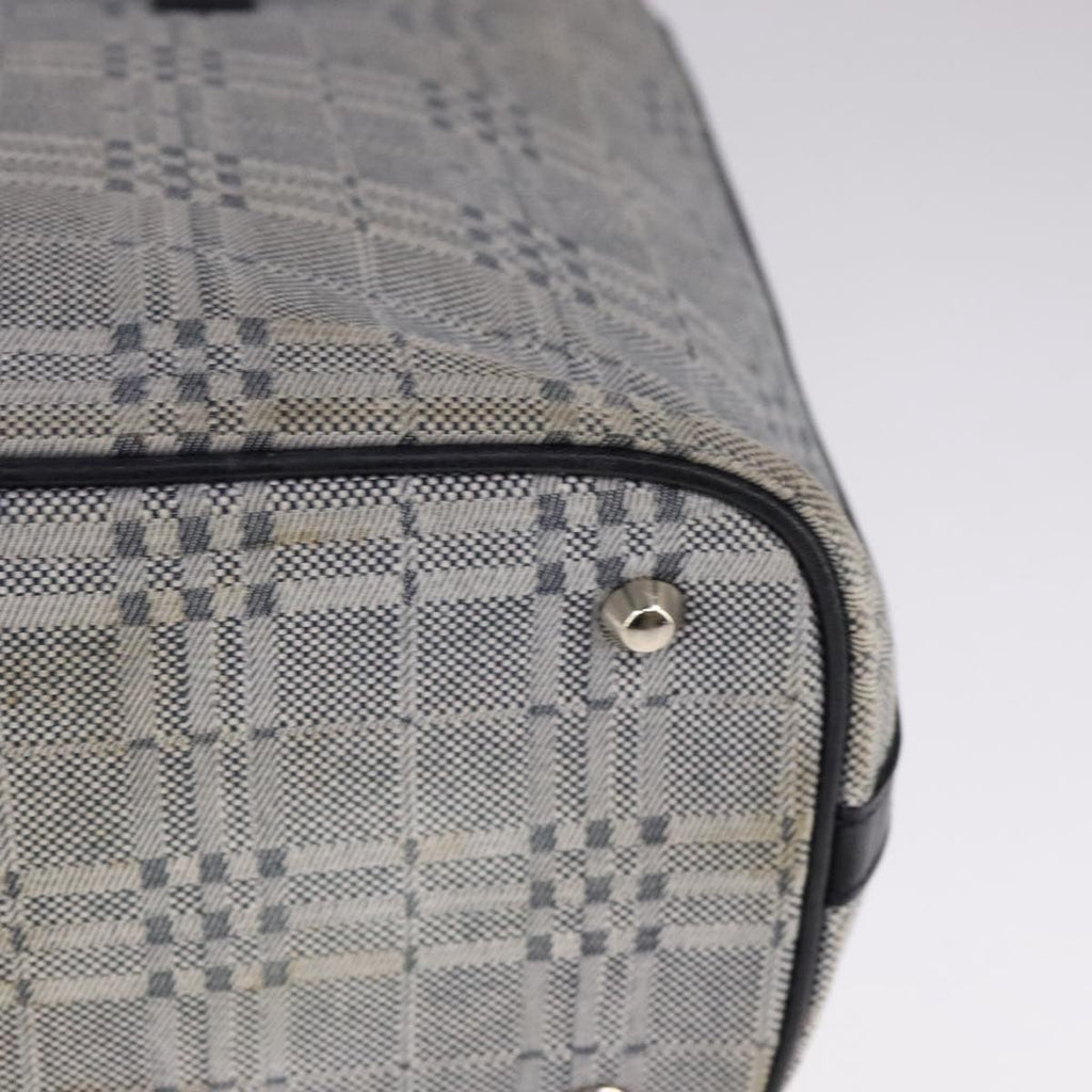 Burberry Vintage Tote Bag Canvas Gray Canvas Tote Bag