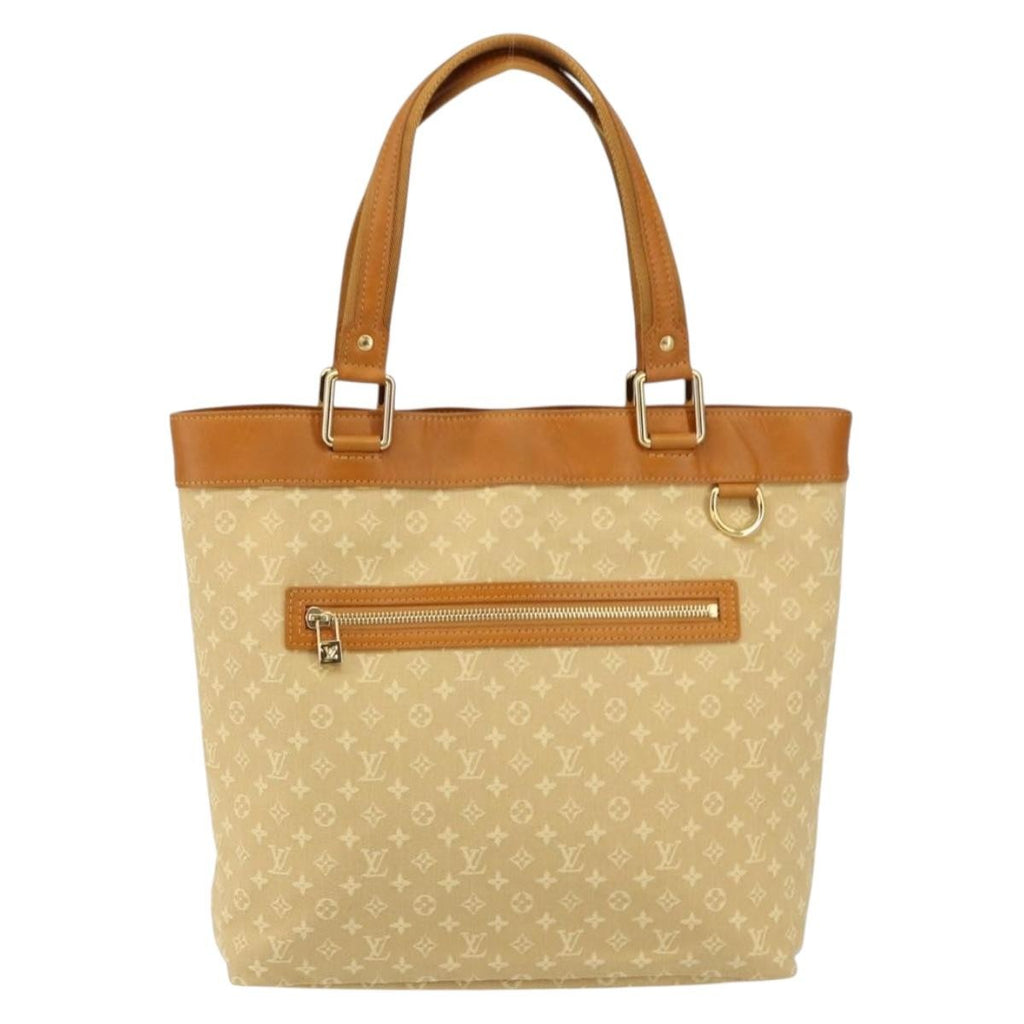 Louis Vuitton Lucille Handbag Mini Lin Beige Canvas Tote Bag
