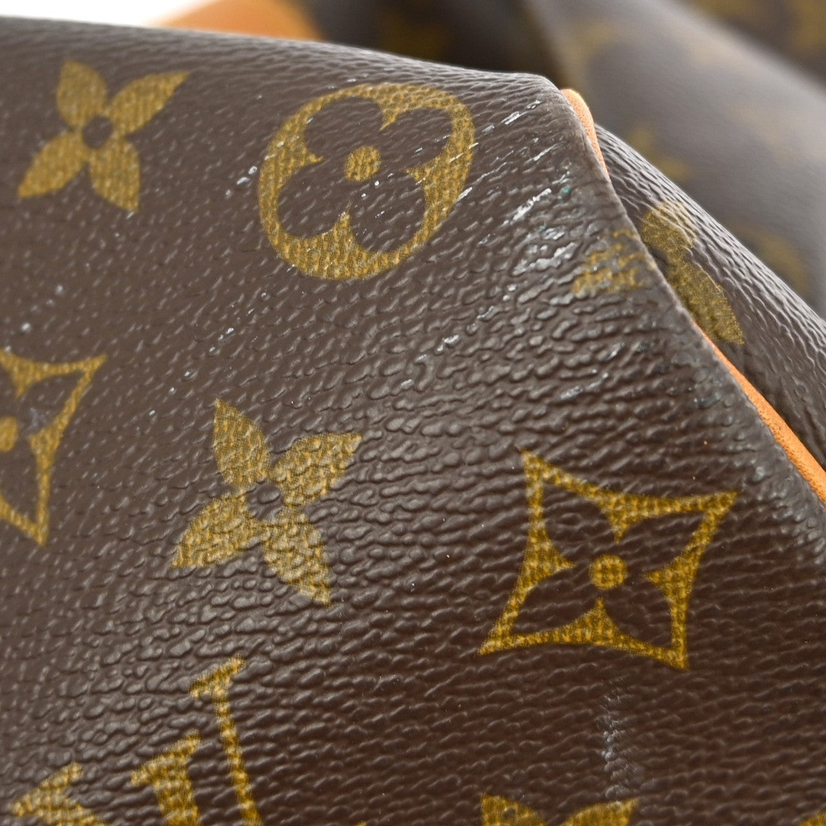Louis Vuitton Keepall Bag Monogram Canvas Brown Canvas Travel Bag