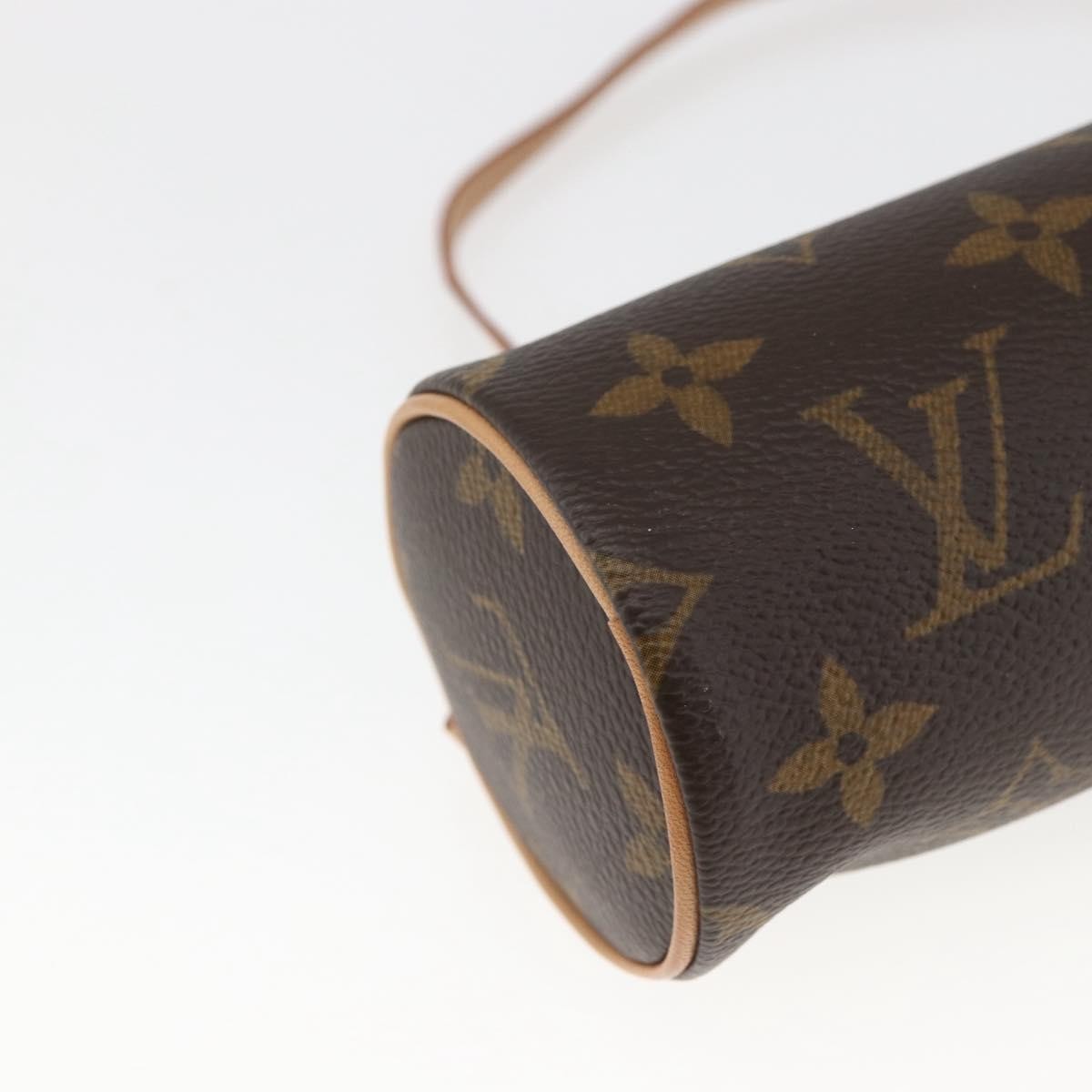 Louis Vuitton Papillon Pochette Monogram Canvas Brown Canvas Clutche & Pouche Bag