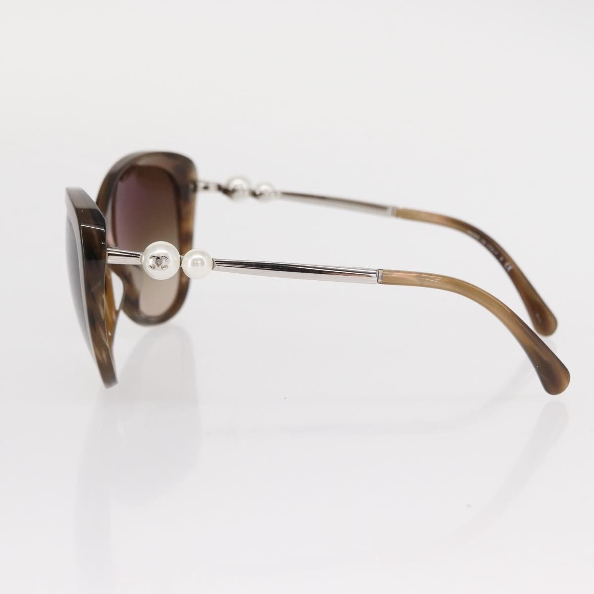 Chanel Logo Cc Sunglasses Plastic Brown Plastic Sunglasse Accessory