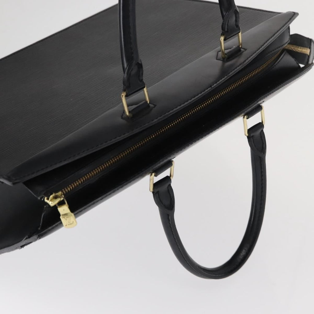Louis Vuitton Riviera Handbag Epi Leather Black Leather Handbag