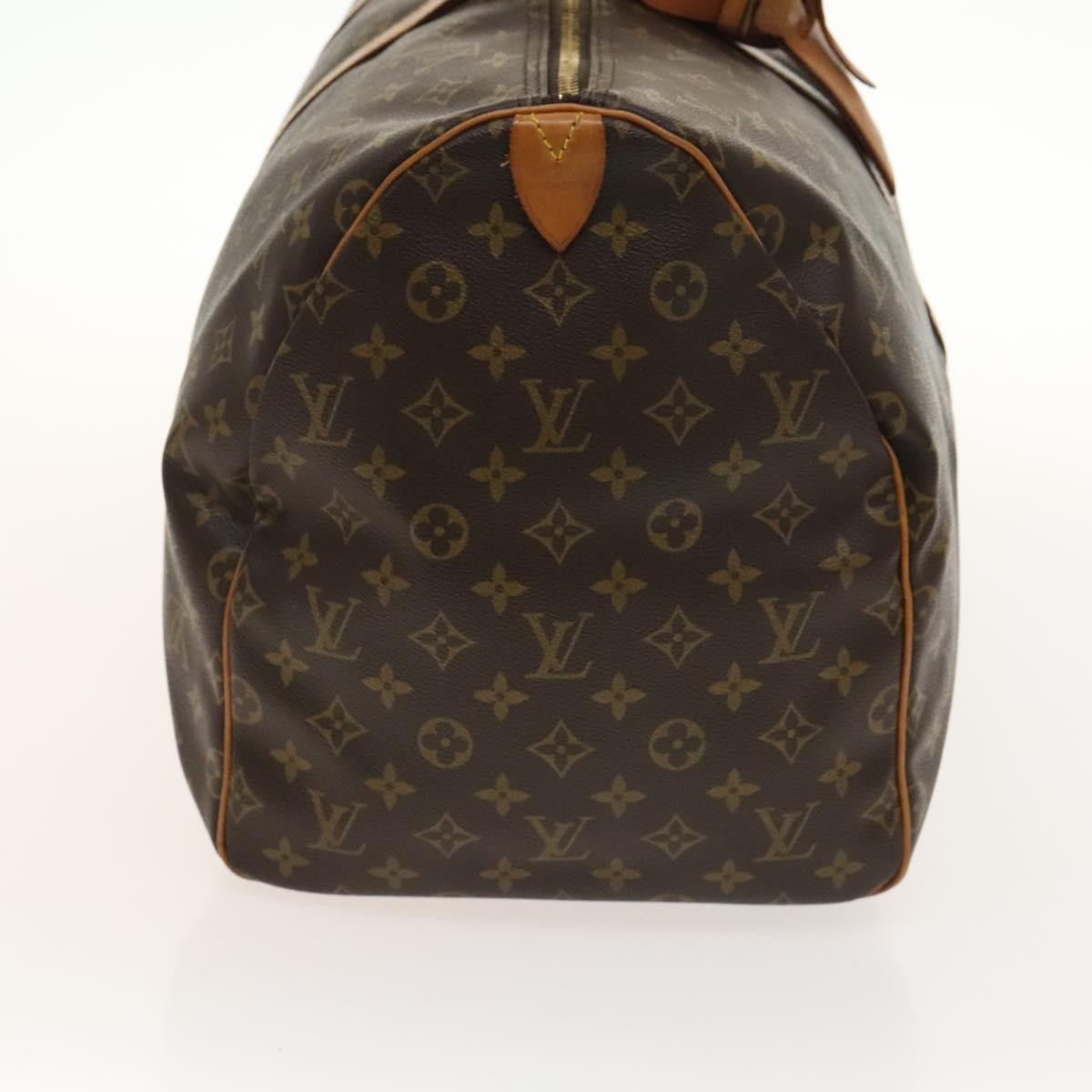 Louis Vuitton Keepall Bag Monogram Canvas Brown Canvas Travel Bag