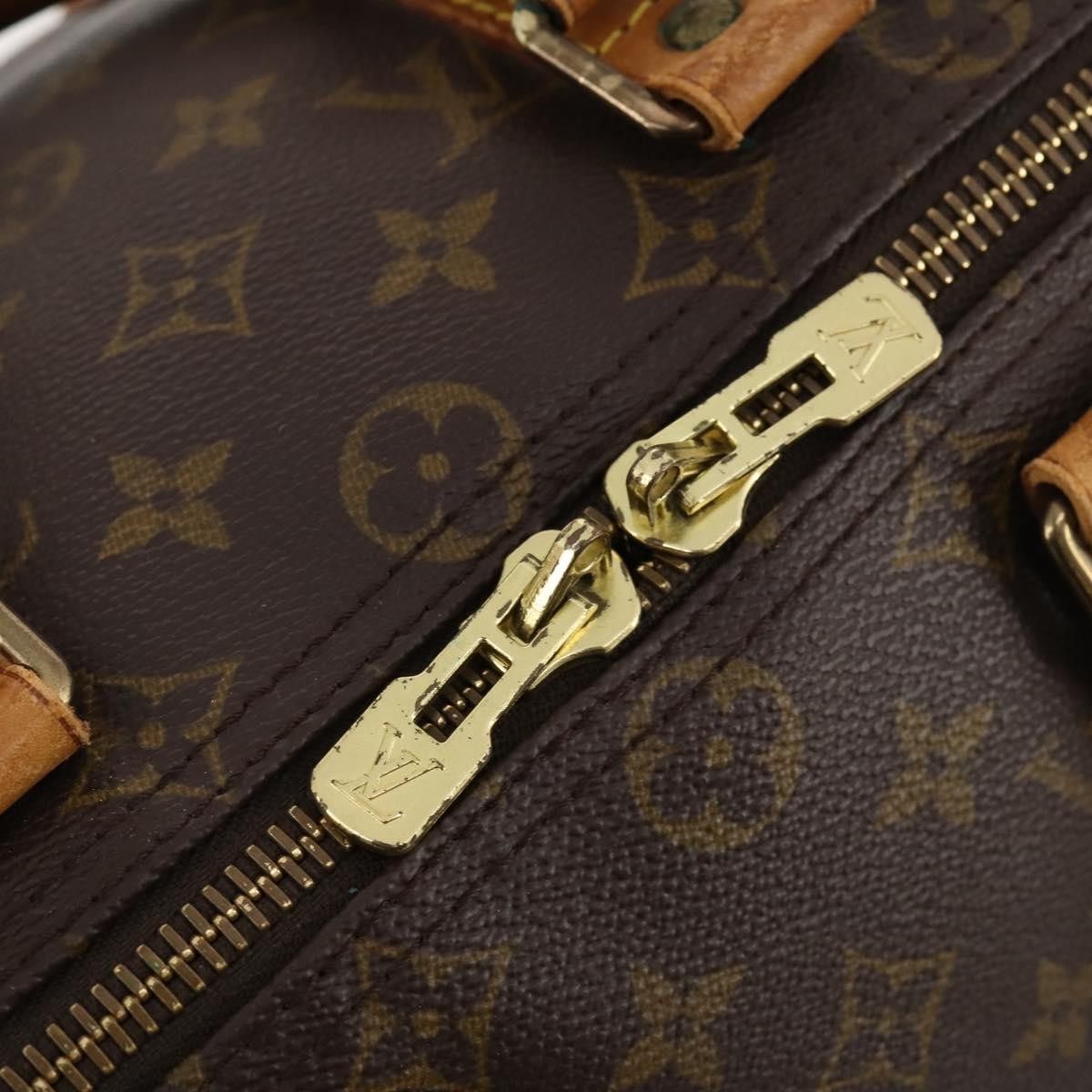 Louis Vuitton Keepall Bag Monogram Canvas Brown Canvas Travel Bag