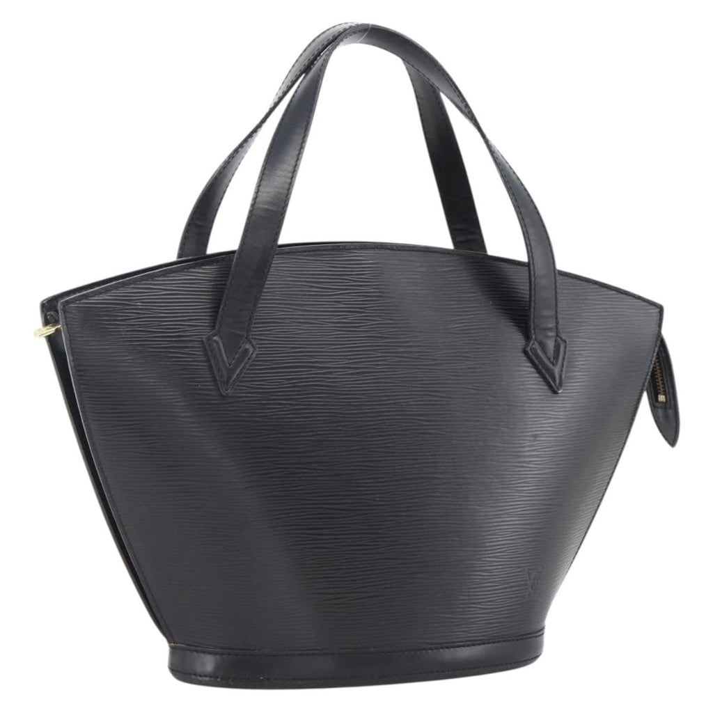 Louis Vuitton Saint Jacques Nm Handbag Epi Leather Black Leather Handbag