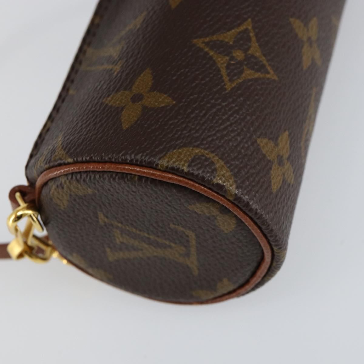 Louis Vuitton Papillon Pochette Monogram Canvas Brown Canvas Clutche & Pouche Bag