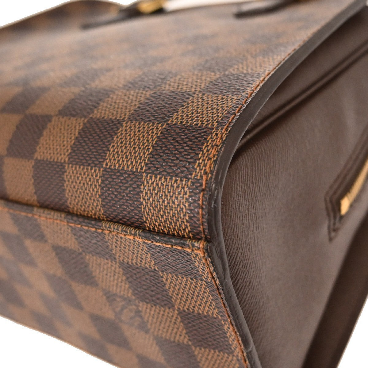 Louis Vuitton Triana Bag Damier Brown Canvas Handbag