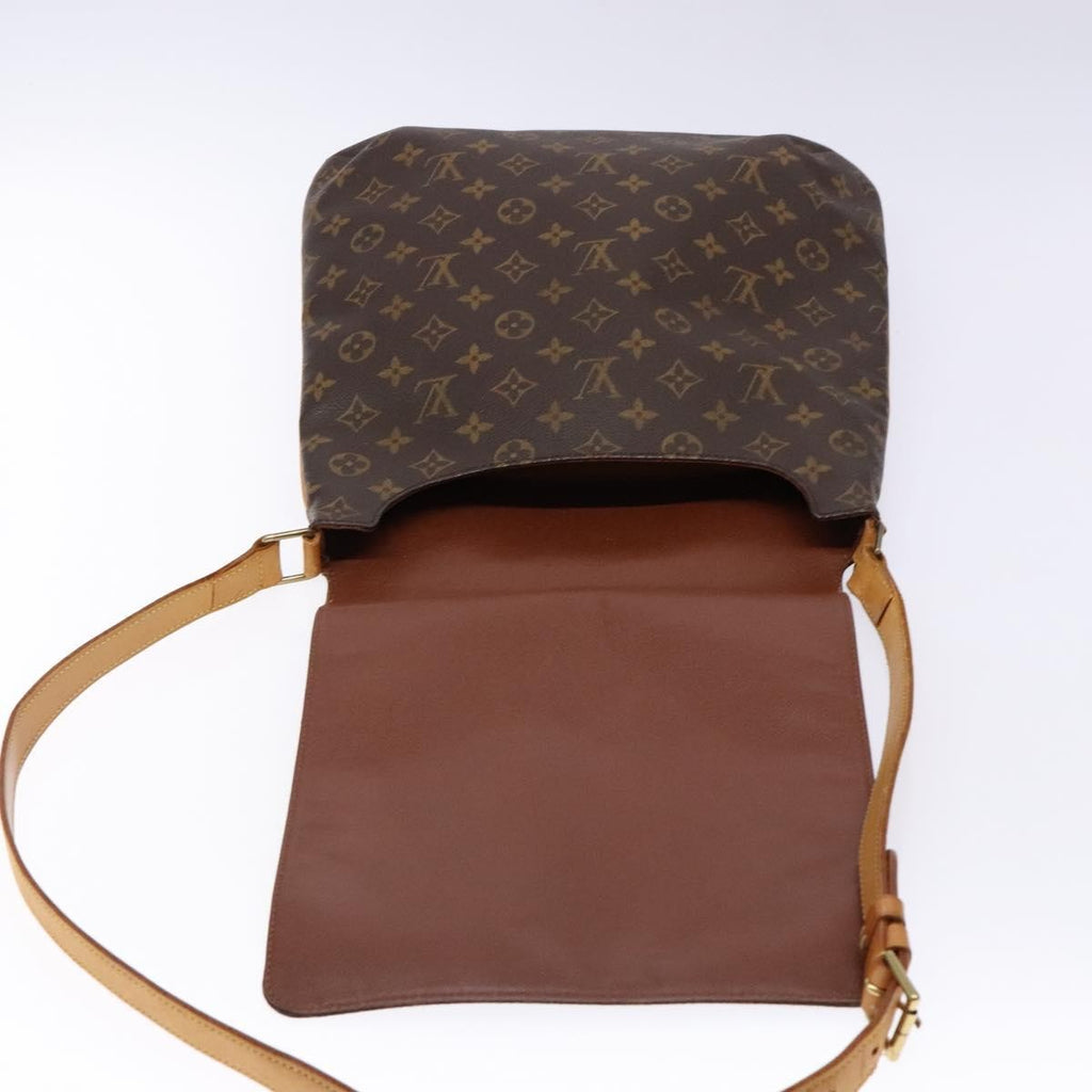 Louis Vuitton Musette Salsa Handbag Monogram Canvas Brown Canvas Bag