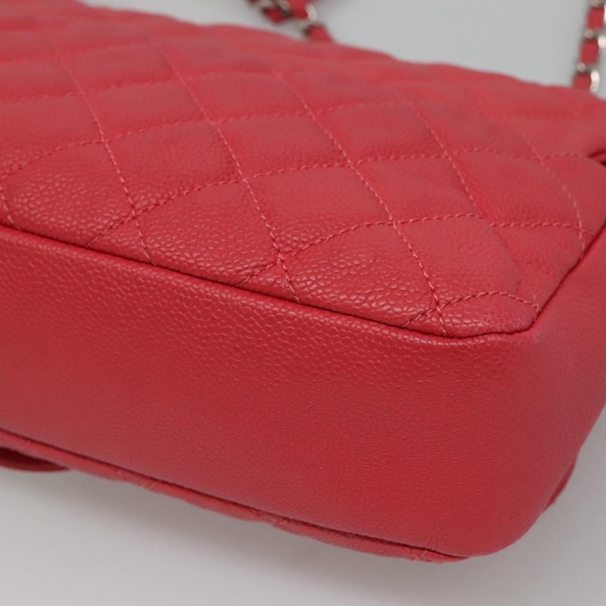 Chanel Flap Shoulder Bag Quilted Lambskin Pink Calfskin Shoulder Bag Bag