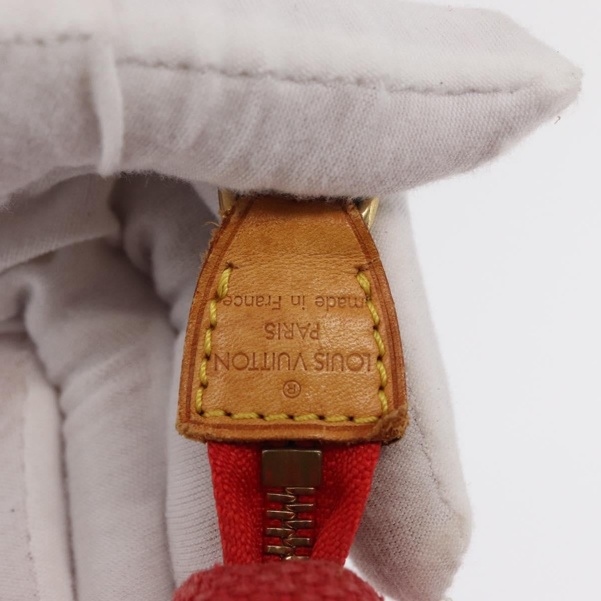 Louis Vuitton Antigua Tote Canvas Red Canvas Tote Bag