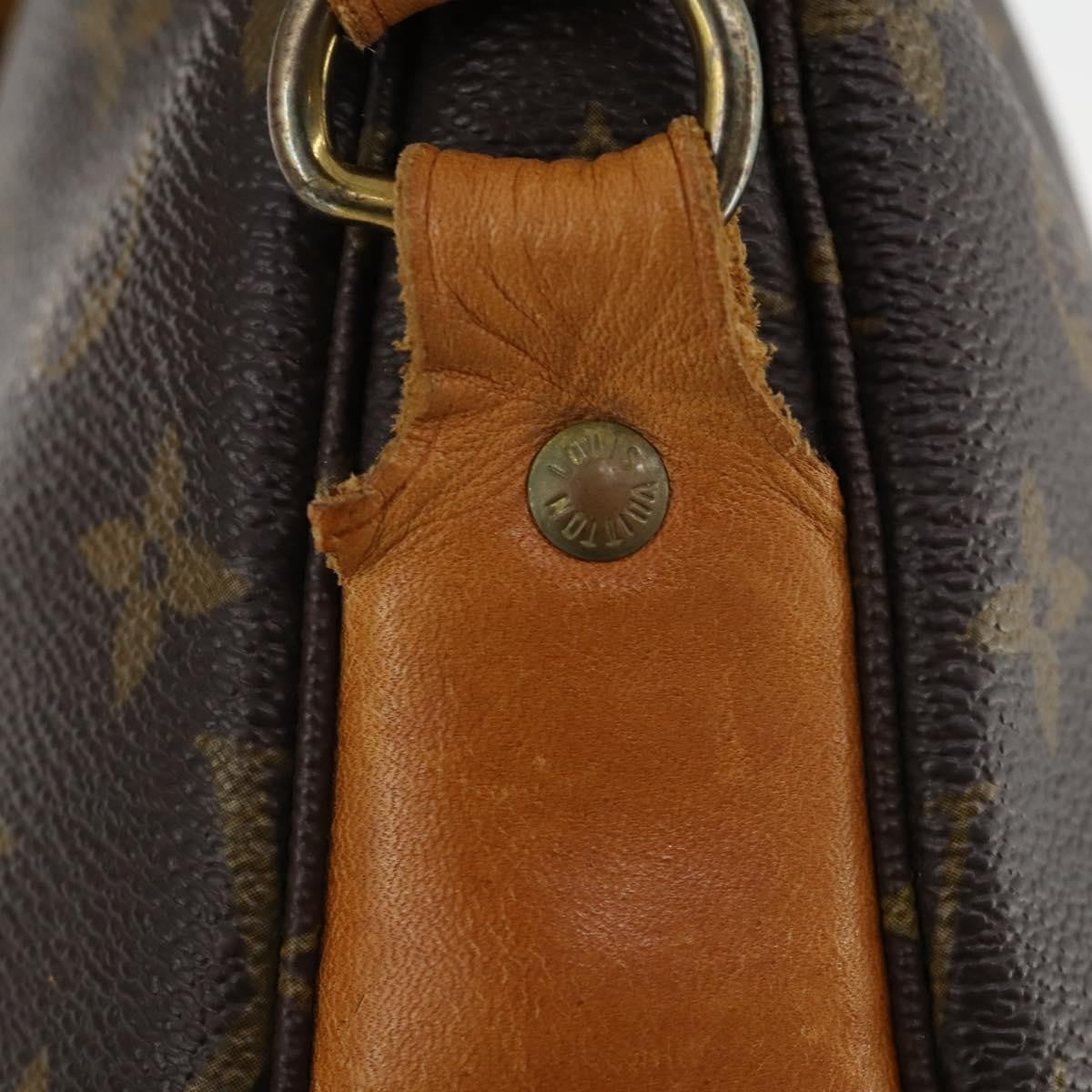 Louis Vuitton Ballade Handbag Monogram Canvas Brown Canvas Shoulder Bag