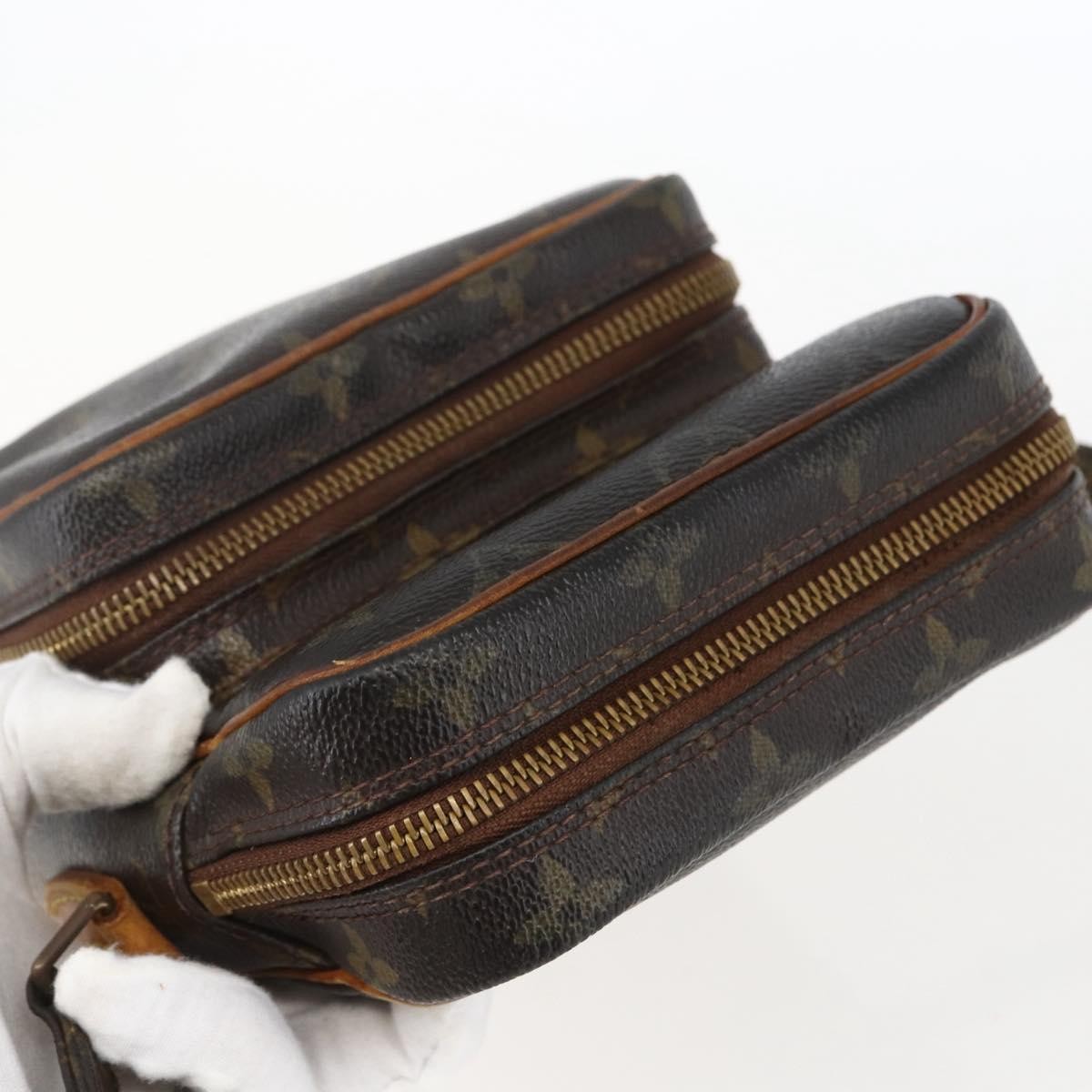 Louis Vuitton Amazone Bag Monogram Canvas Brown Canvas Shoulder Bag