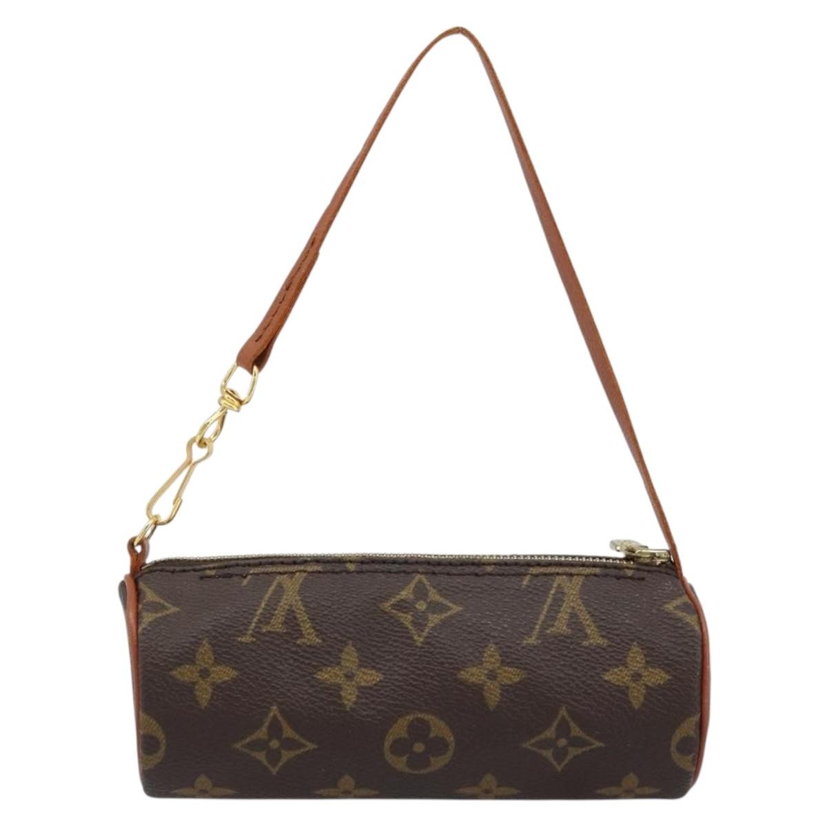 Louis Vuitton Papillon Pochette Monogram Canvas Brown Canvas Clutche & Pouche Bag