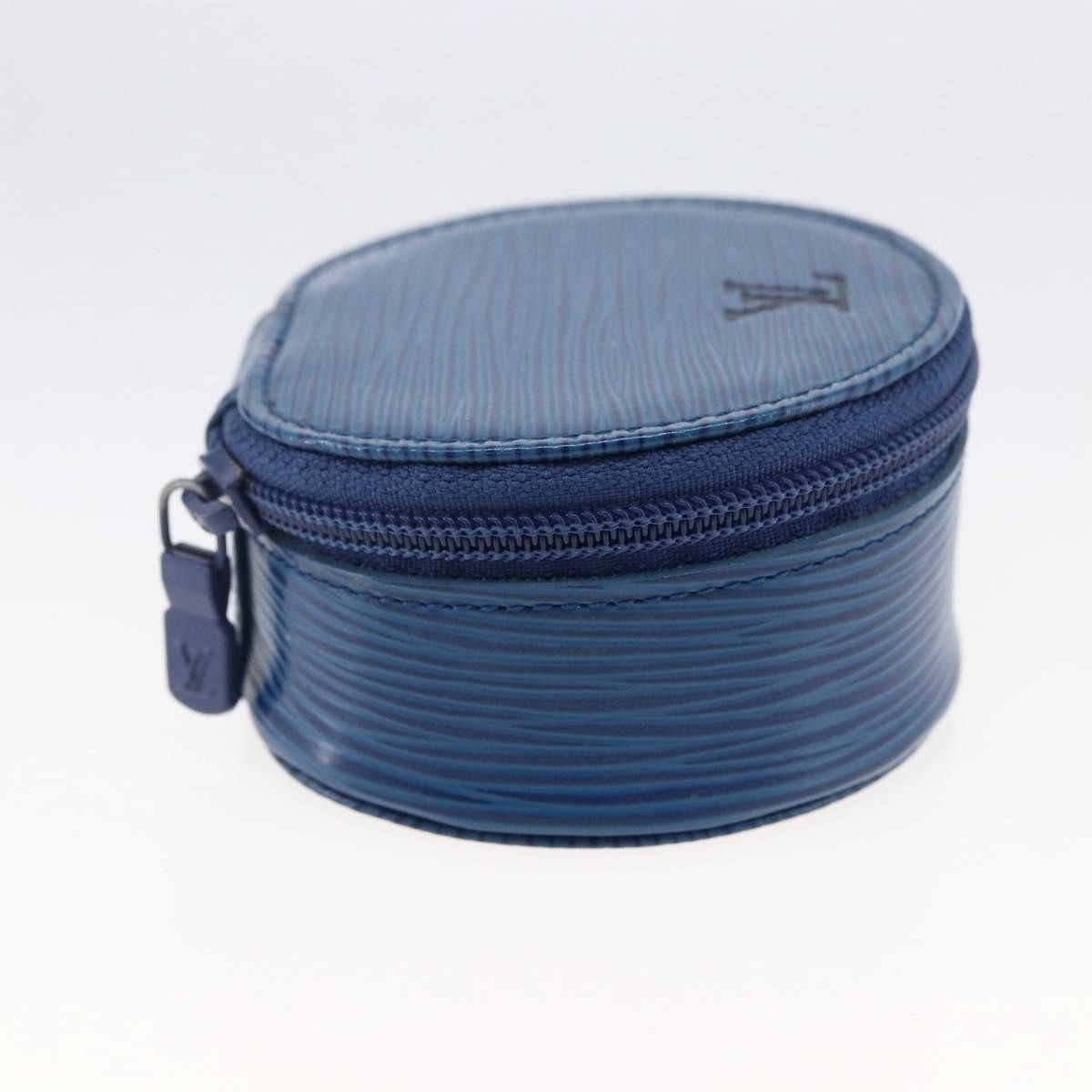 Louis Vuitton Ecrin Bijoux Jewelry Case Epi Leather Blue Leather Clutche & Pouche Bag