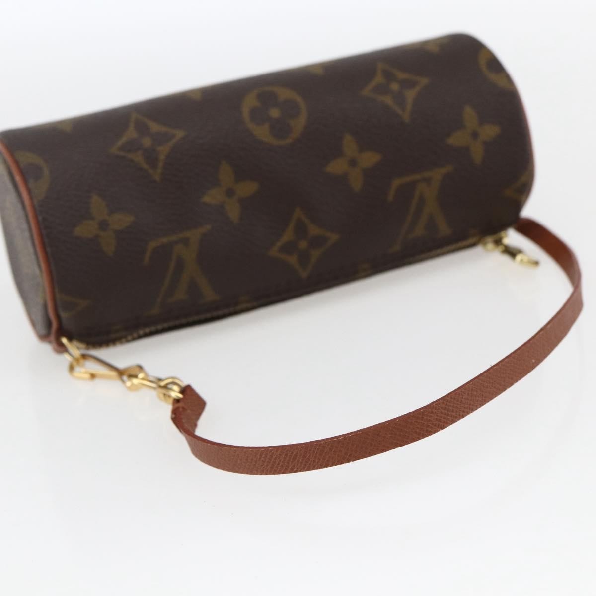 Louis Vuitton Papillon Pochette Monogram Canvas Brown Canvas Clutche & Pouche Bag