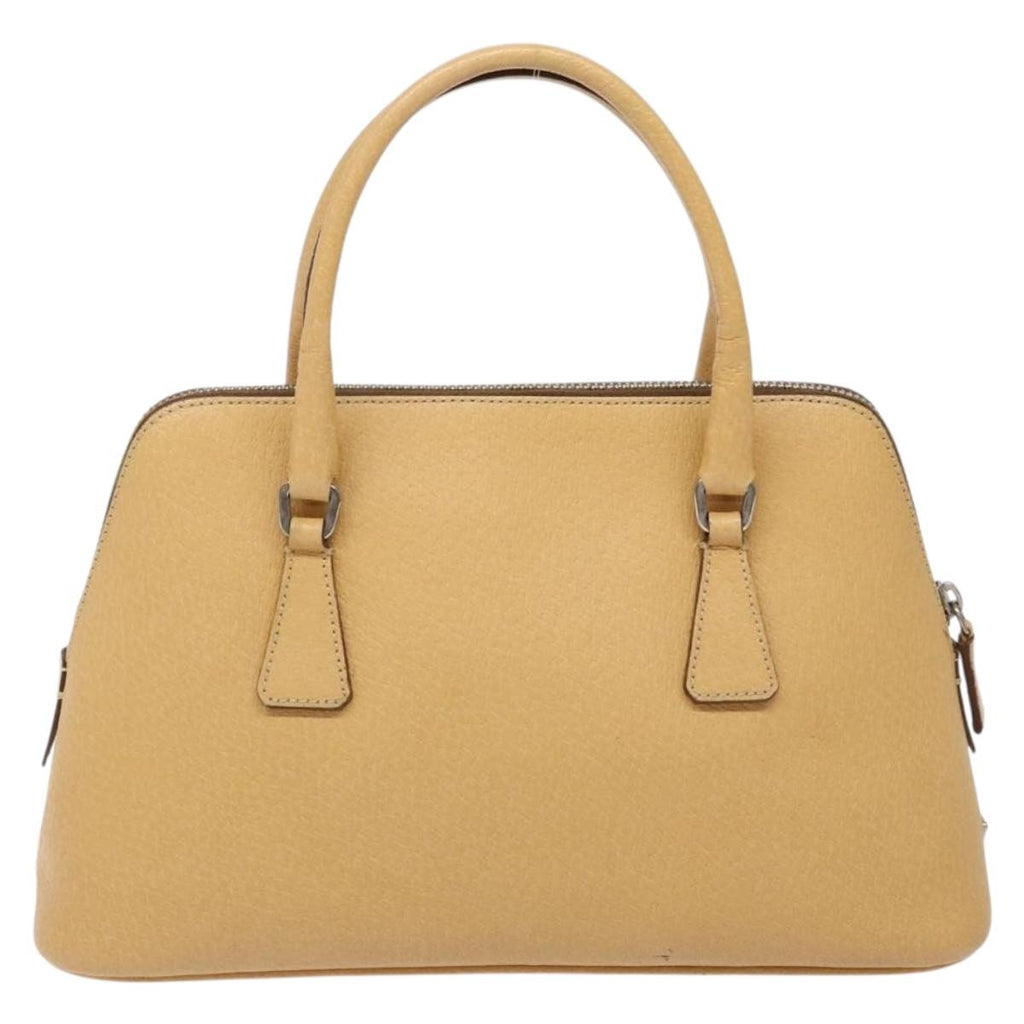 Prada Cuir Promenade Bag Saffiano Leather Beige Leather Handbag