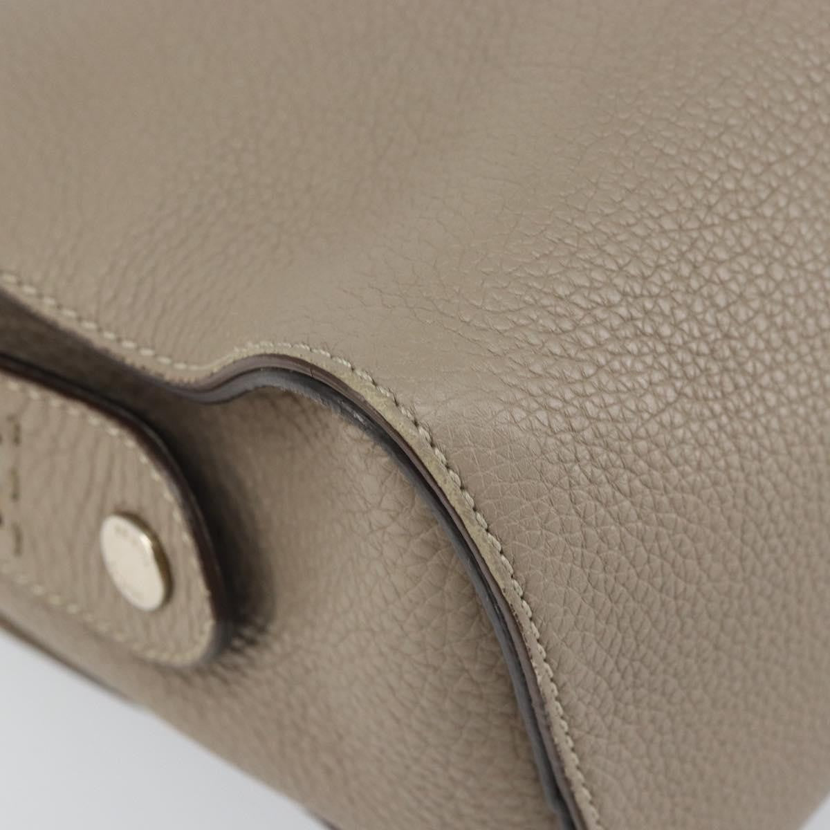 Fendi Selleria Lei Bag Leather Gray Leather Handbag