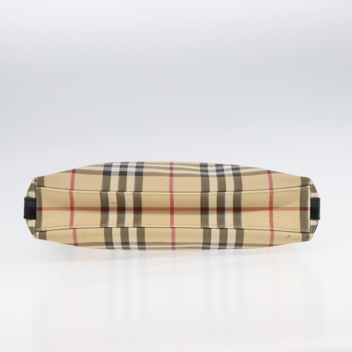 Burberry Nova Check Shoulder Bag Canvas And Leather Beige Canvas Shoulder Bag