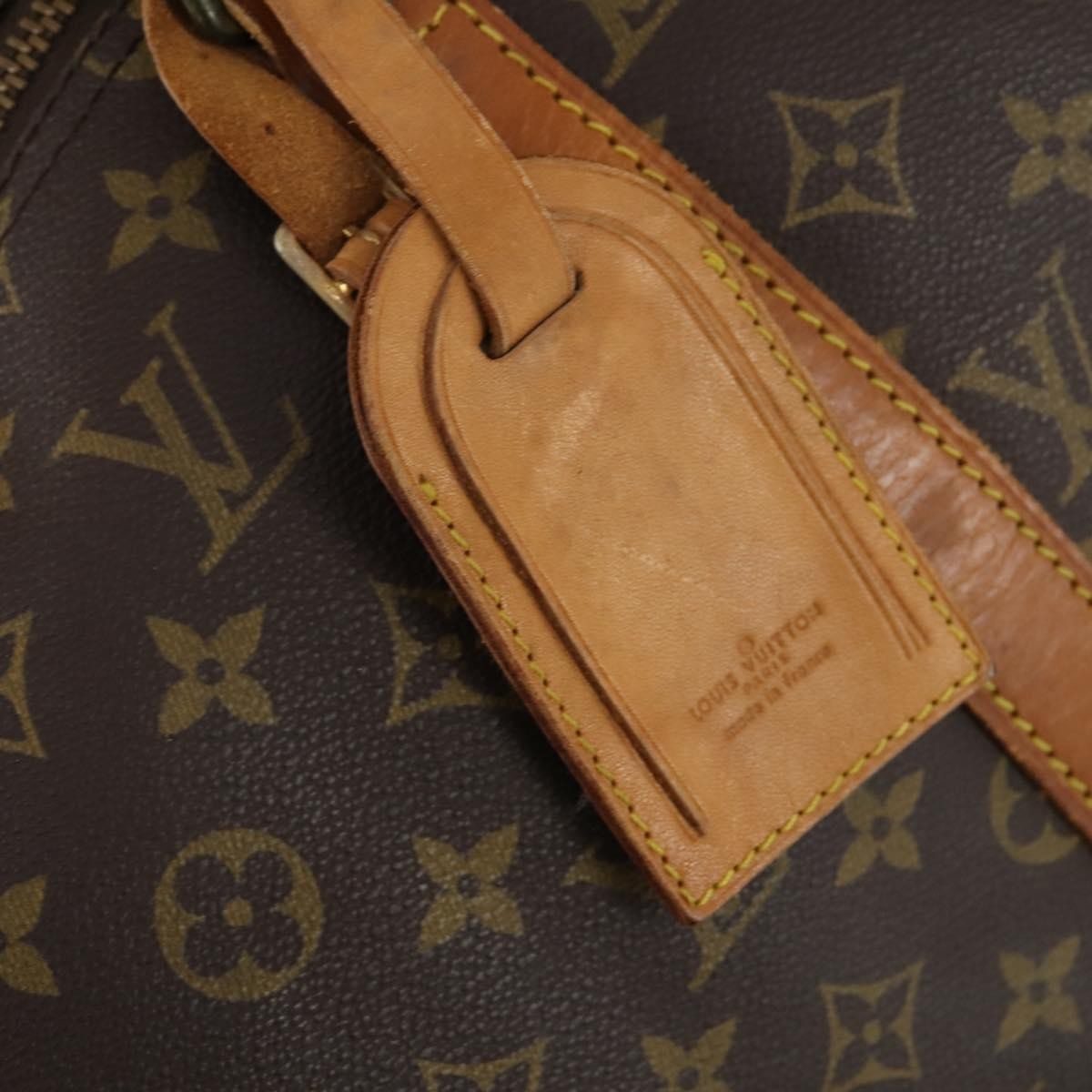 Louis Vuitton Keepall Bag Monogram Canvas Brown Canvas Travel Bag