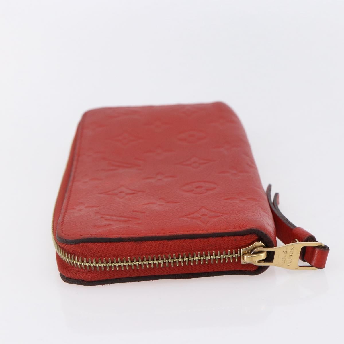 Louis Vuitton Portefeuille Zippy Monogramme Empreinte Monogramme Empreinte Red Leather Wallets Accessory