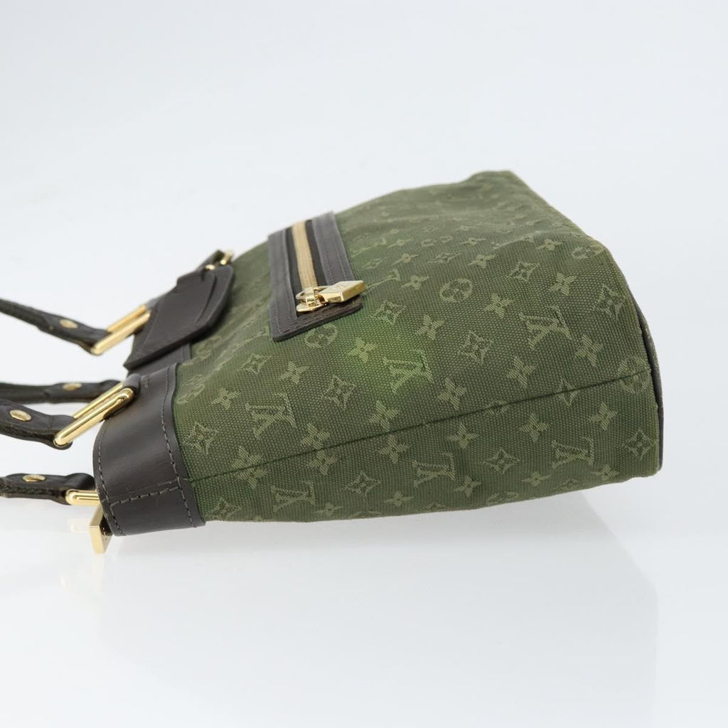 Louis Vuitton Lucille Handbag Mini Lin Khaki Canvas Handbag