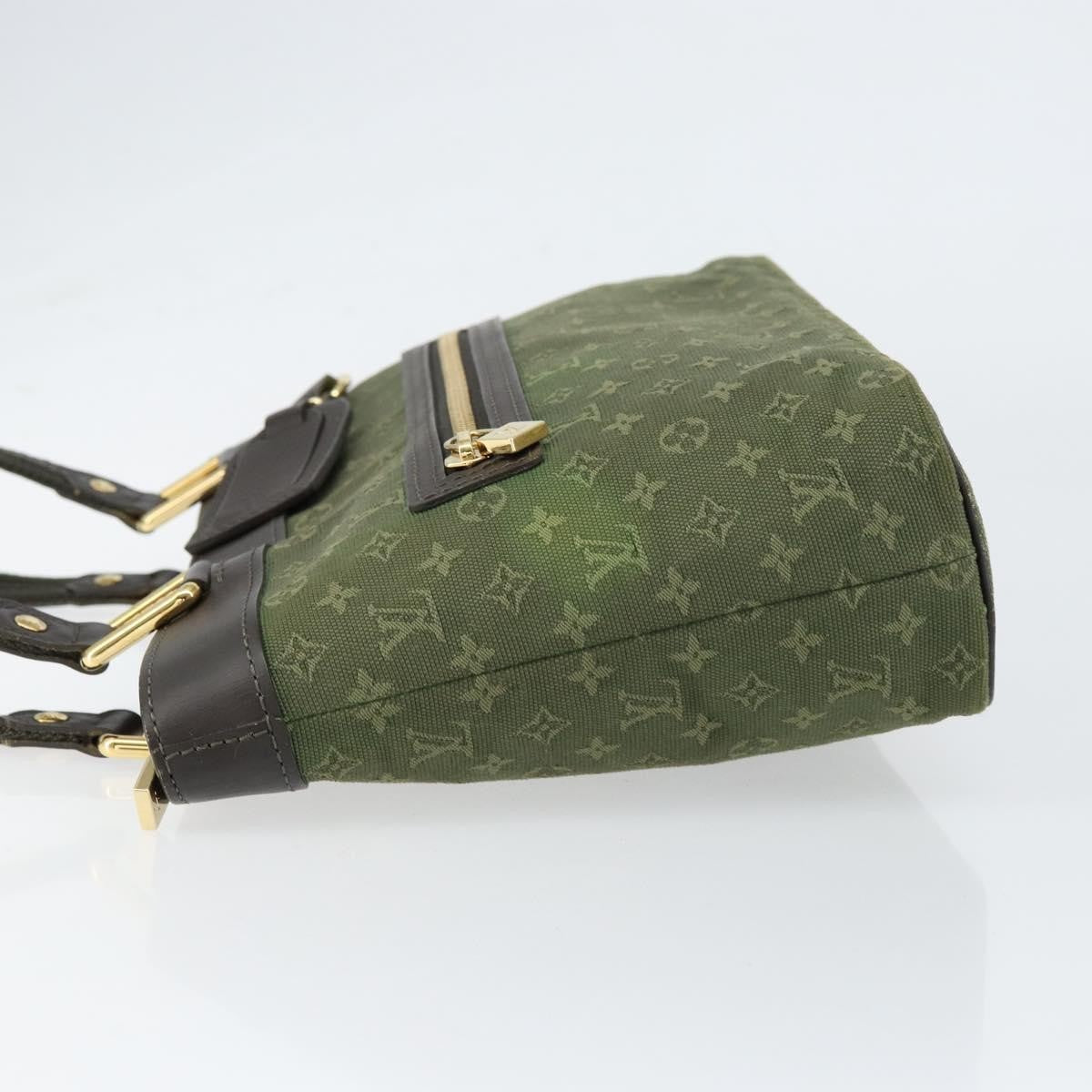 Louis Vuitton Lucille Handbag Mini Lin Khaki Canvas Handbag
