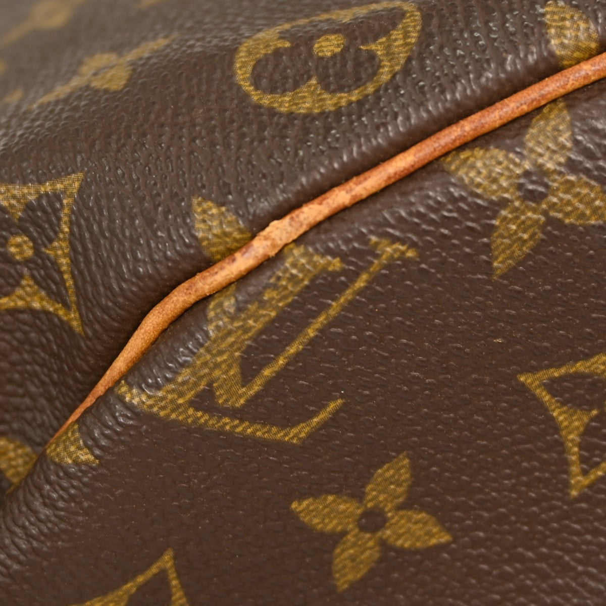 Louis Vuitton Keepall Bag Monogram Canvas Brown Canvas Travel Bag