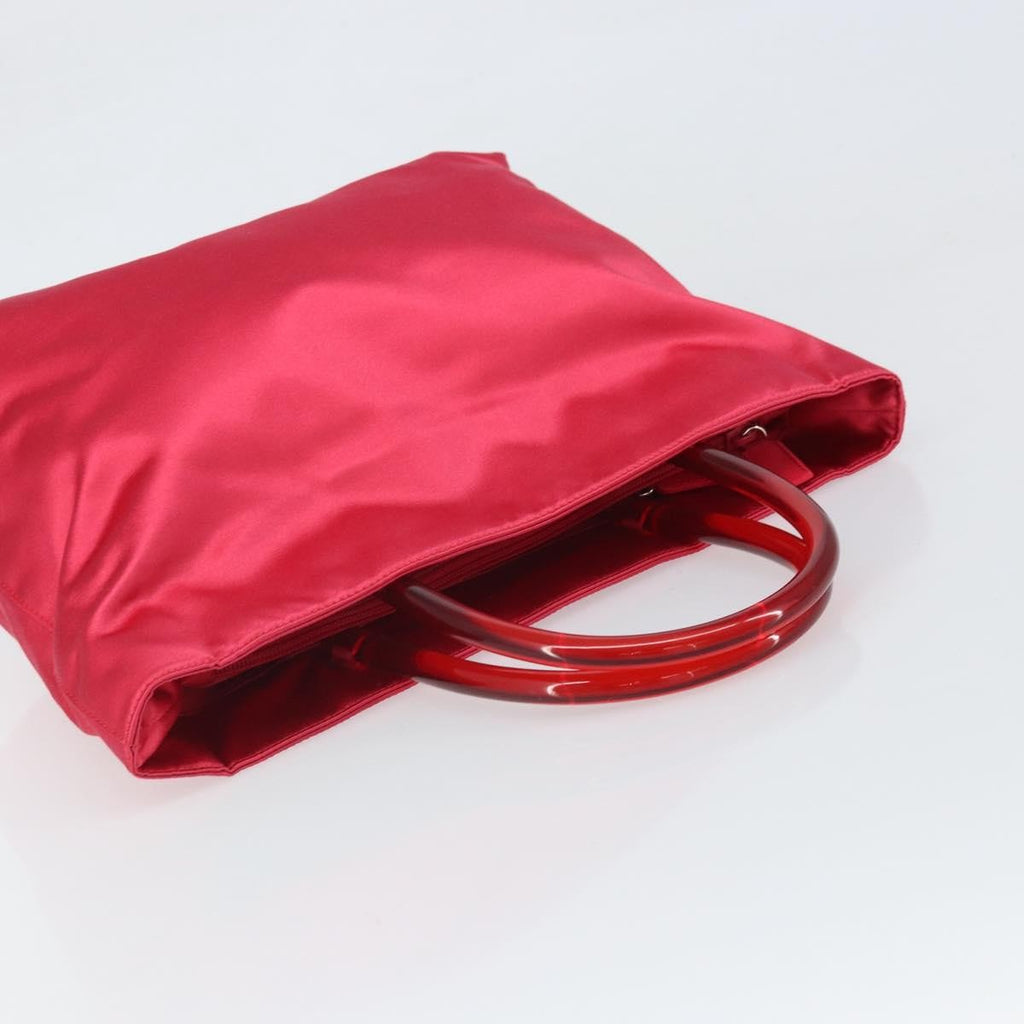 Prada Vintage Handbag Satin Red Satin Handbag