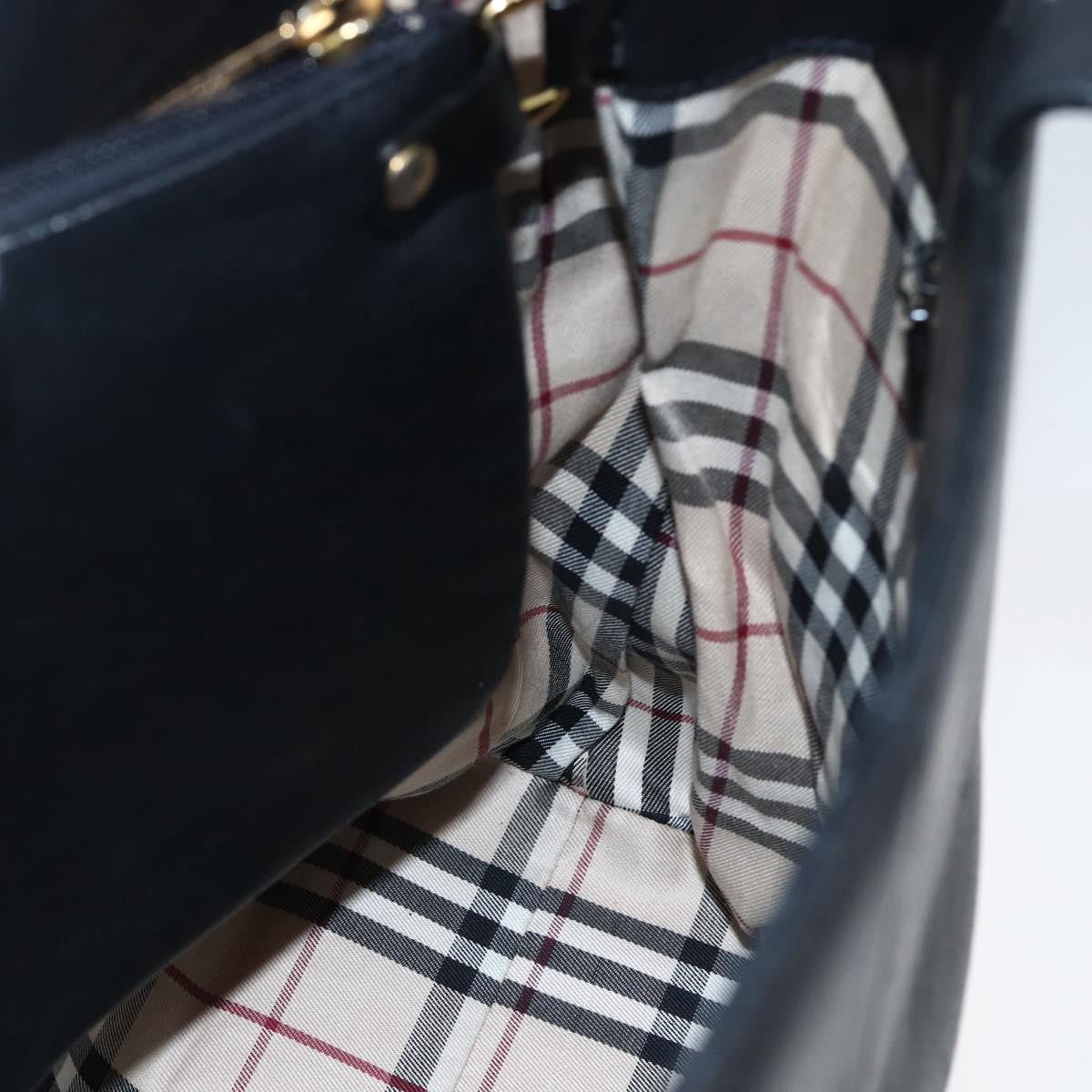 Burberry Vintage Tote Bag Leather Black Leather Tote Bag