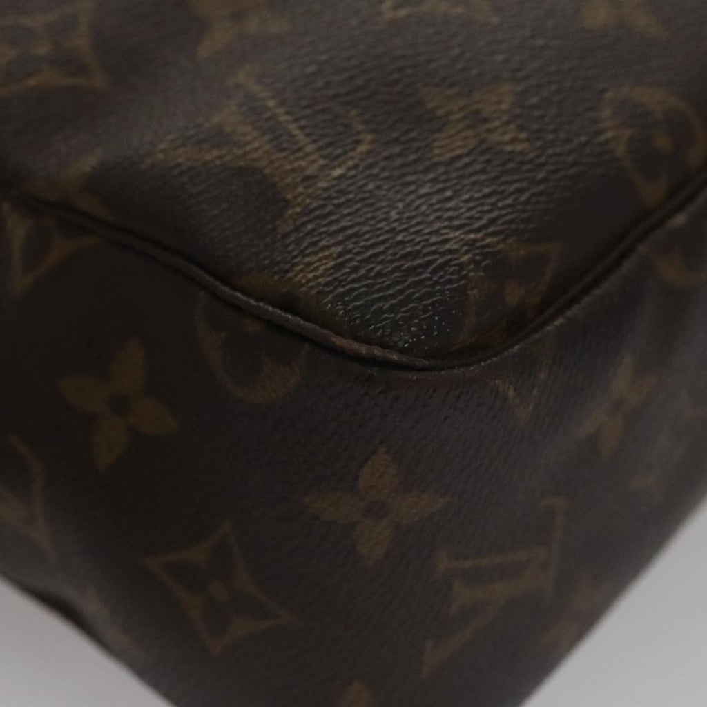 Louis Vuitton Trousse Toiletry Pouch Monogram Canvas Brown Canvas Toiletry Case Accessory