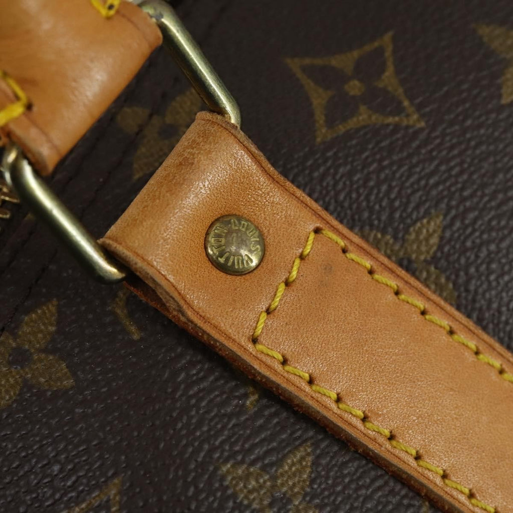 Louis Vuitton Keepall Bag Monogram Canvas Brown Canvas Travel Bag