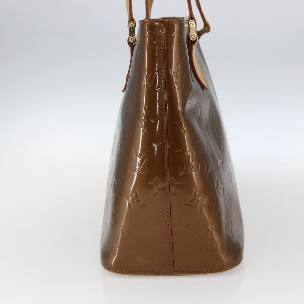 Louis Vuitton Houston Handbag Monogram Vernis Brown Patent_Leather Tote Bag
