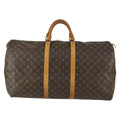 Louis Vuitton Keepall Bag Monogram Canvas Brown Canvas Travel Bag