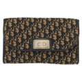 Christian Dior Vintage Cd Chain Flap Shoulder Bag Diorissimo Canvas Navy Canvas Shoulder Bag Bag (Pre-Owned)