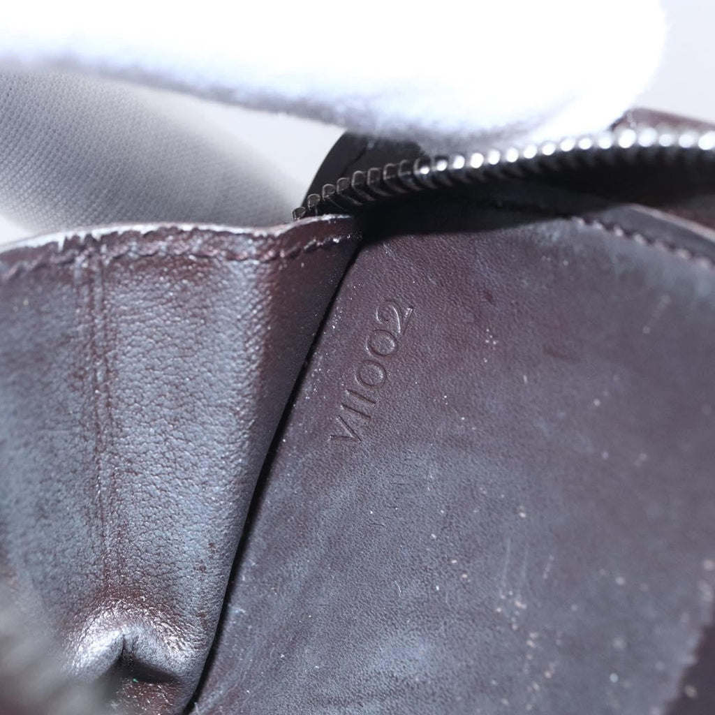 Louis Vuitton Demi Lune Coin Purse Epi Leather Brown Leather Wallets Accessory