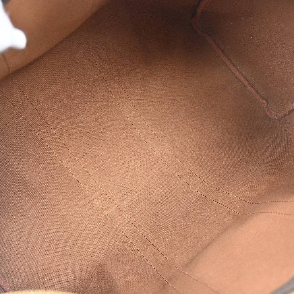 Louis Vuitton Keepall Bag Monogram Canvas Brown Canvas Travel Bag
